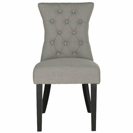 SAFAVIEH Columbo Granite Side Chair- 40.7 x 24 x 20.1 in., 2PK MCR4719B-SET2